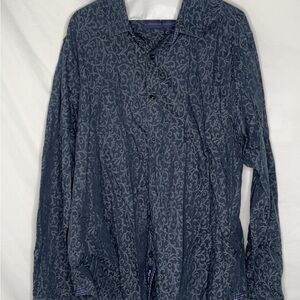 Robert Graham Blue Patterned Men's Shirt